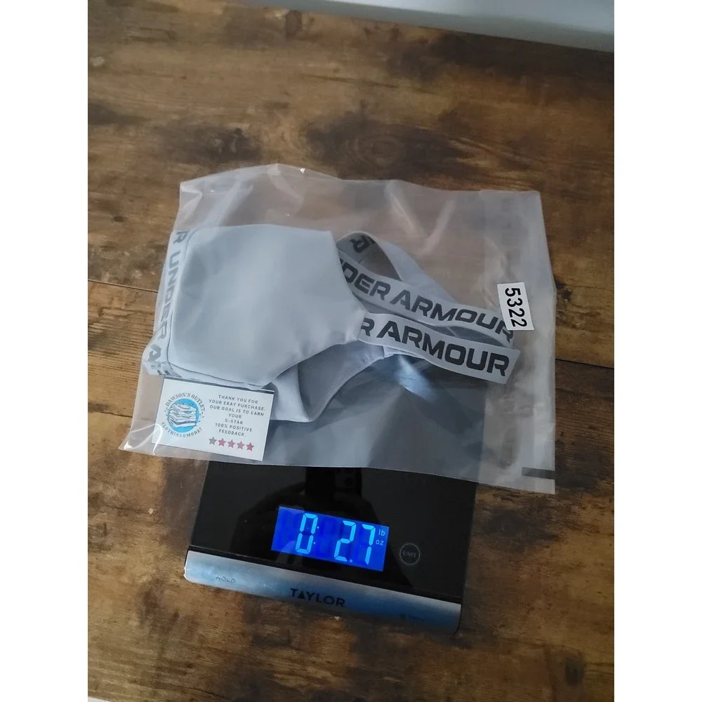 Under Armour Crossback Sports Bra Small Gray Logo Strap Pullover Wireless Padded